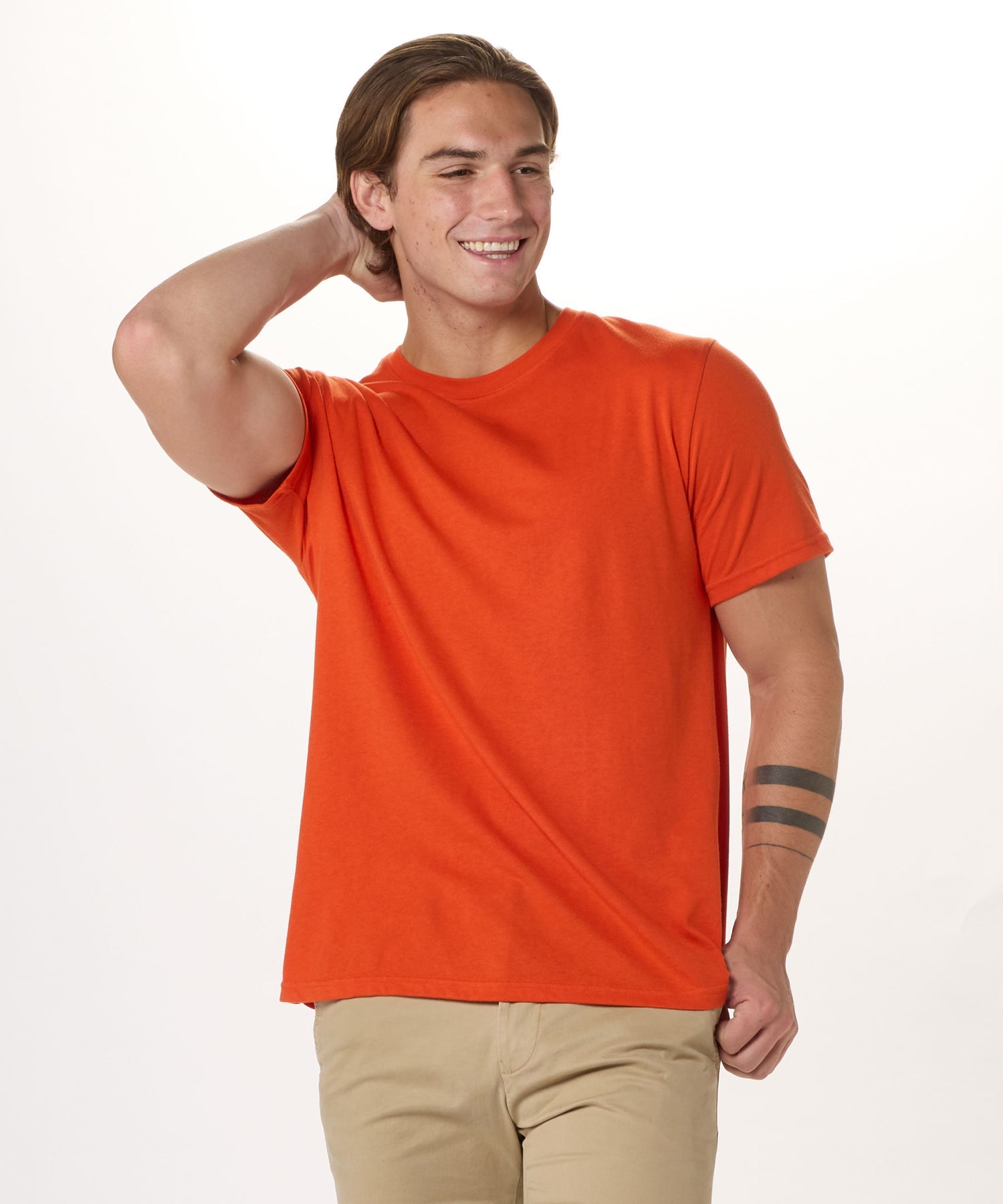 Essential Crewneck Tee - Burnt Orange