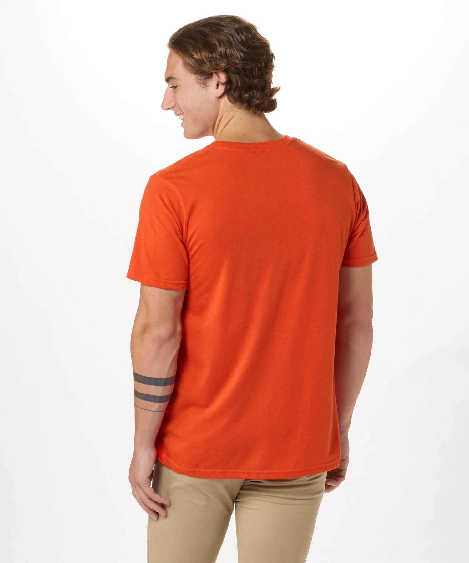 Essential Crewneck Tee - Burnt Orange
