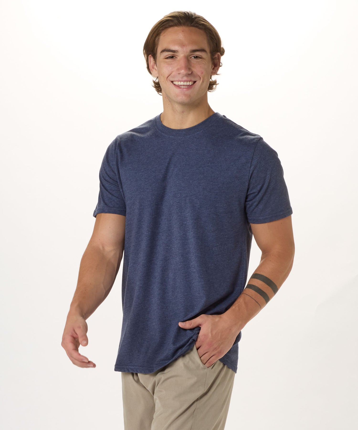 Essential Crewneck Tee - Denim