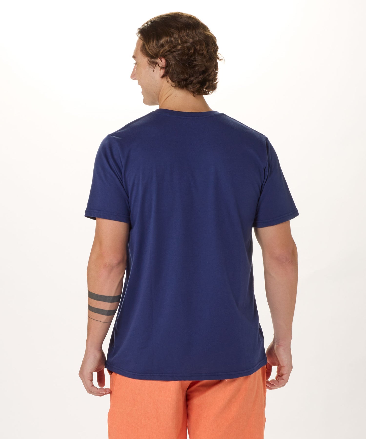 Essential Crewneck Tee - Navy