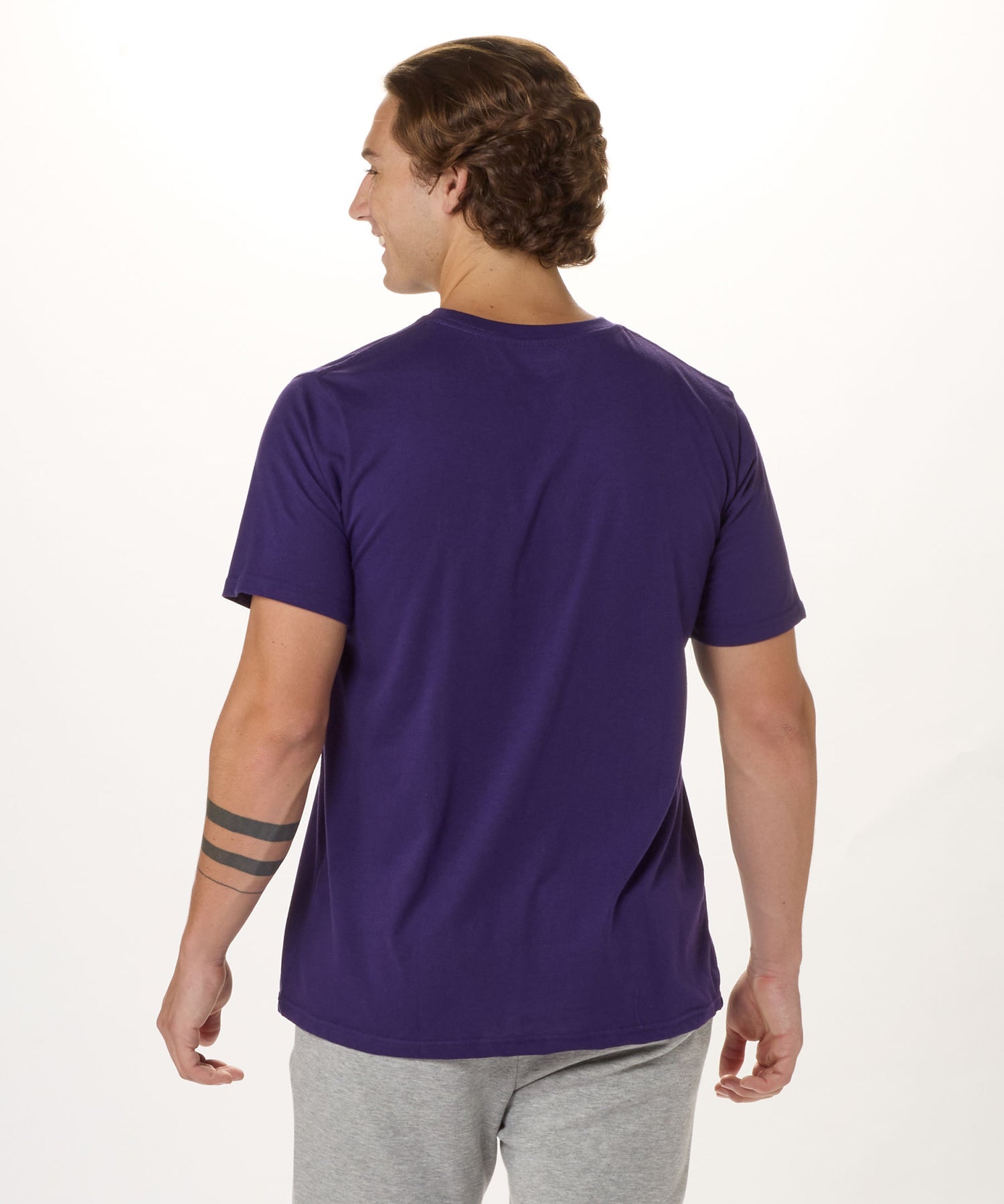 Essential Crewneck Tee - Purple