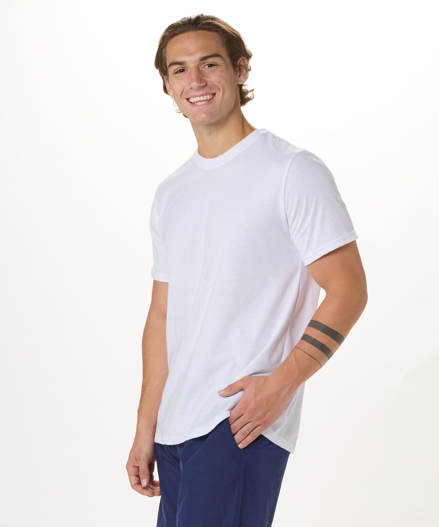 Essential Crewneck Tee - White