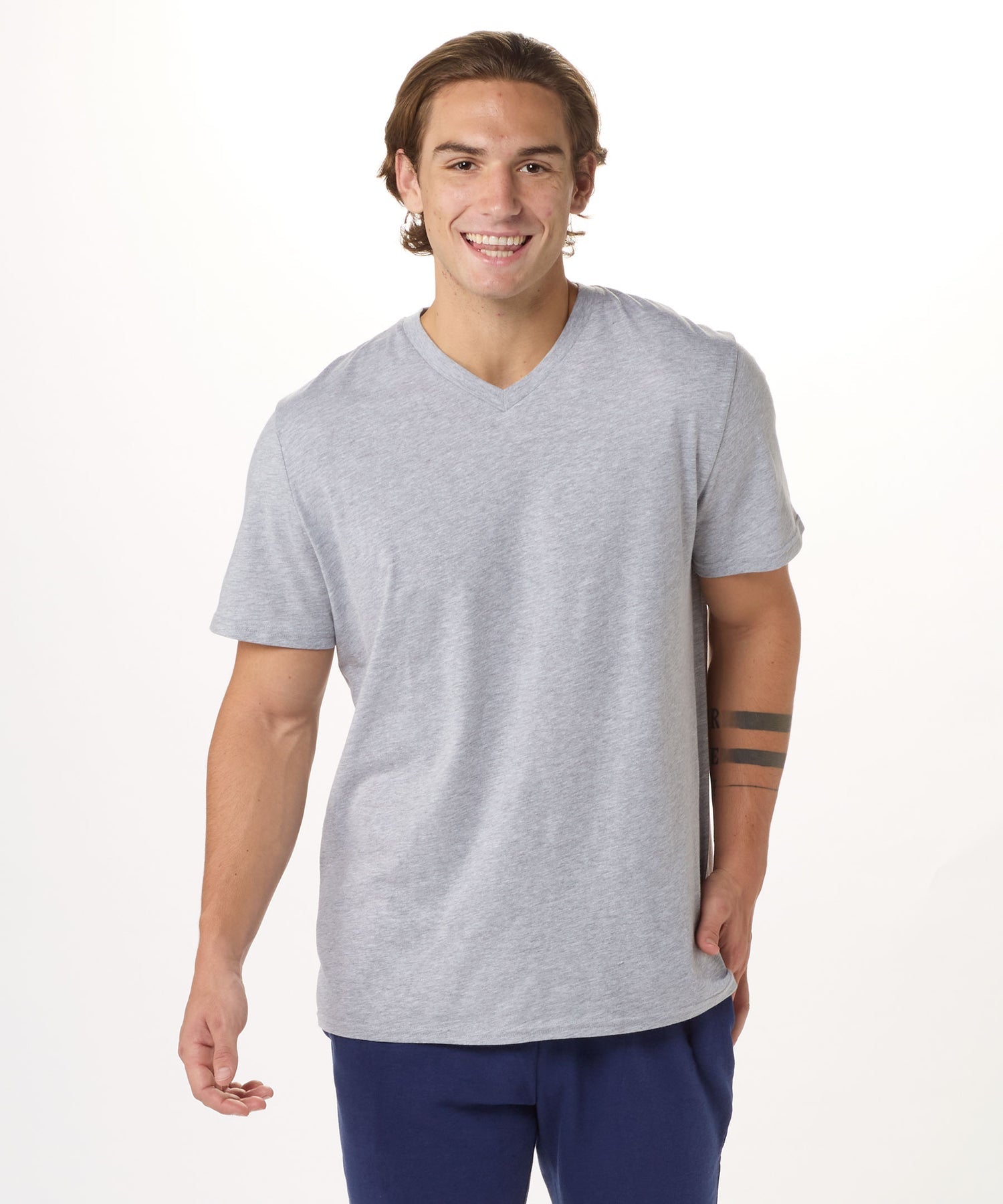 Men's High V-Tee - Oxford Heather