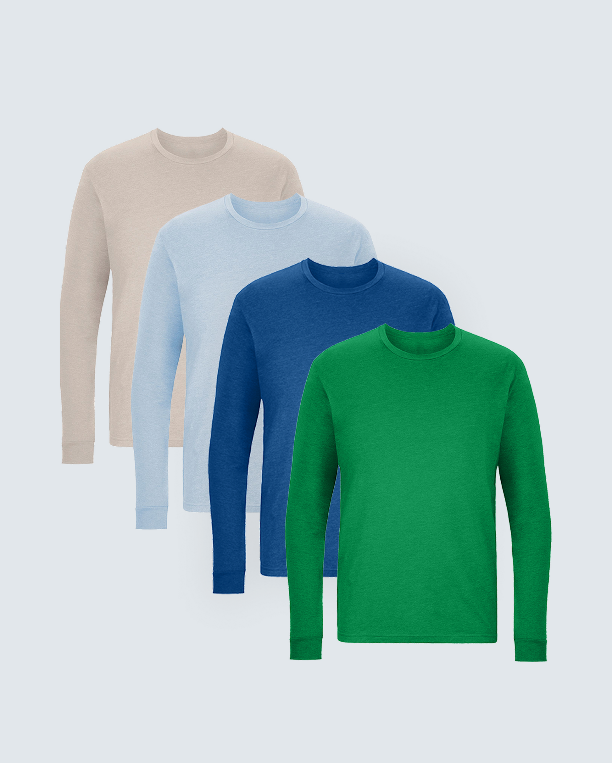 The Ultimate Long Sleeve Crew Neck Tee 5-Pack