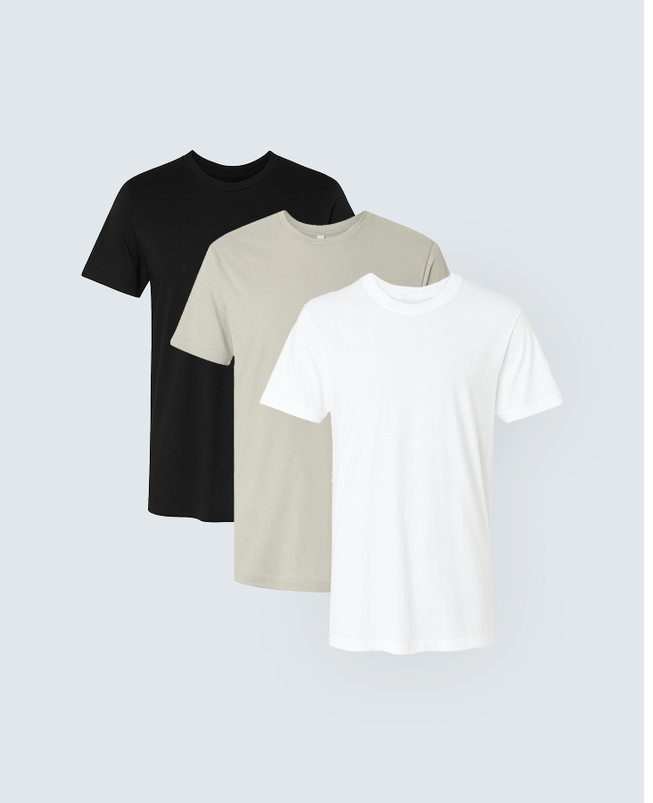 Ultra-Soft Bamboo Tee - 3 Pack