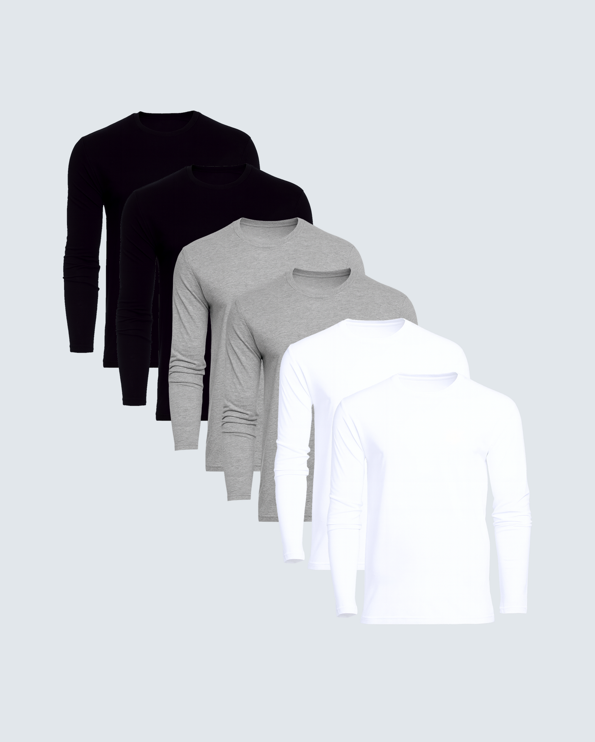 Classic Crew Long Sleeve Tee 6-Pack