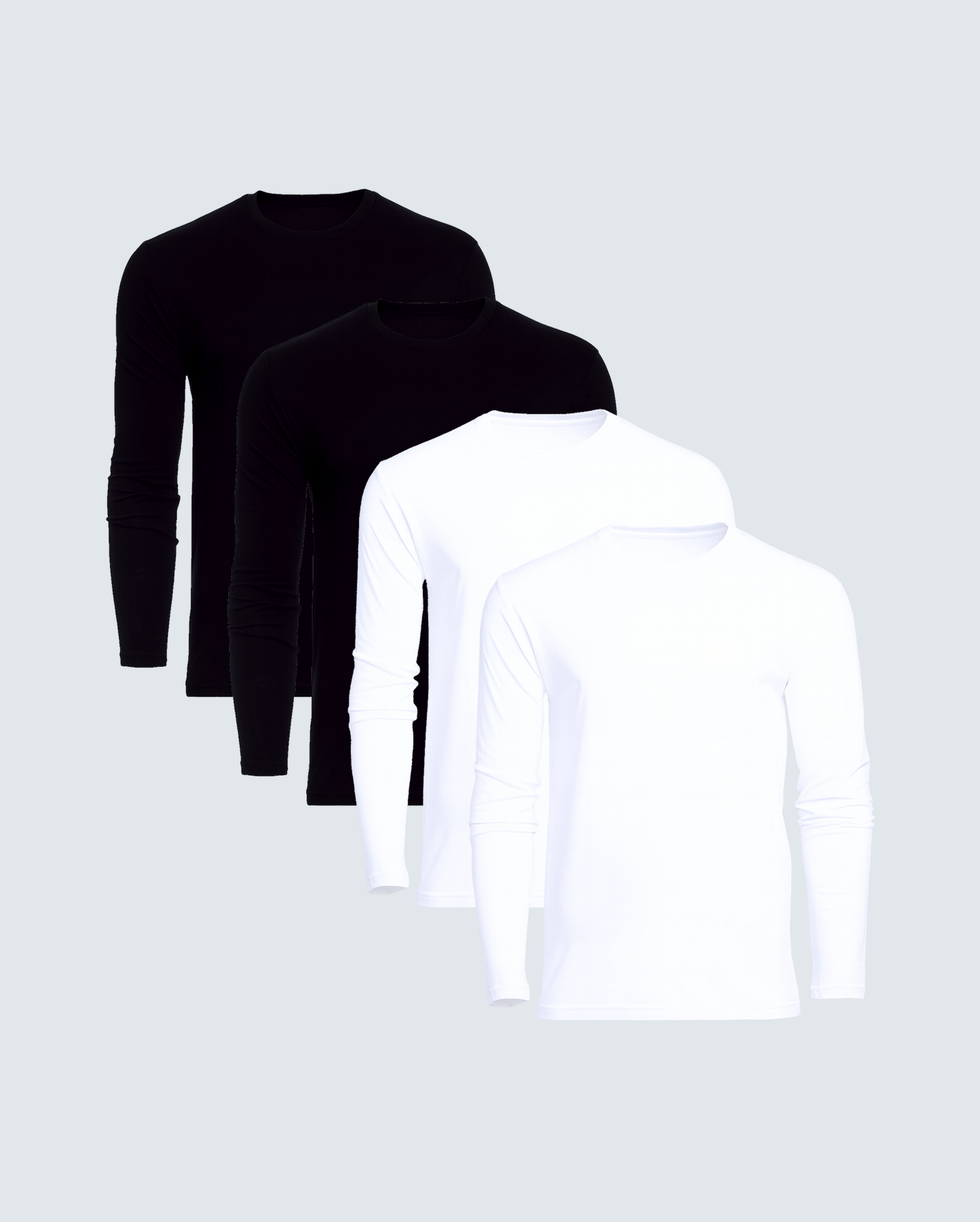 Classic Crew Long Sleeve Tee 4-Pack