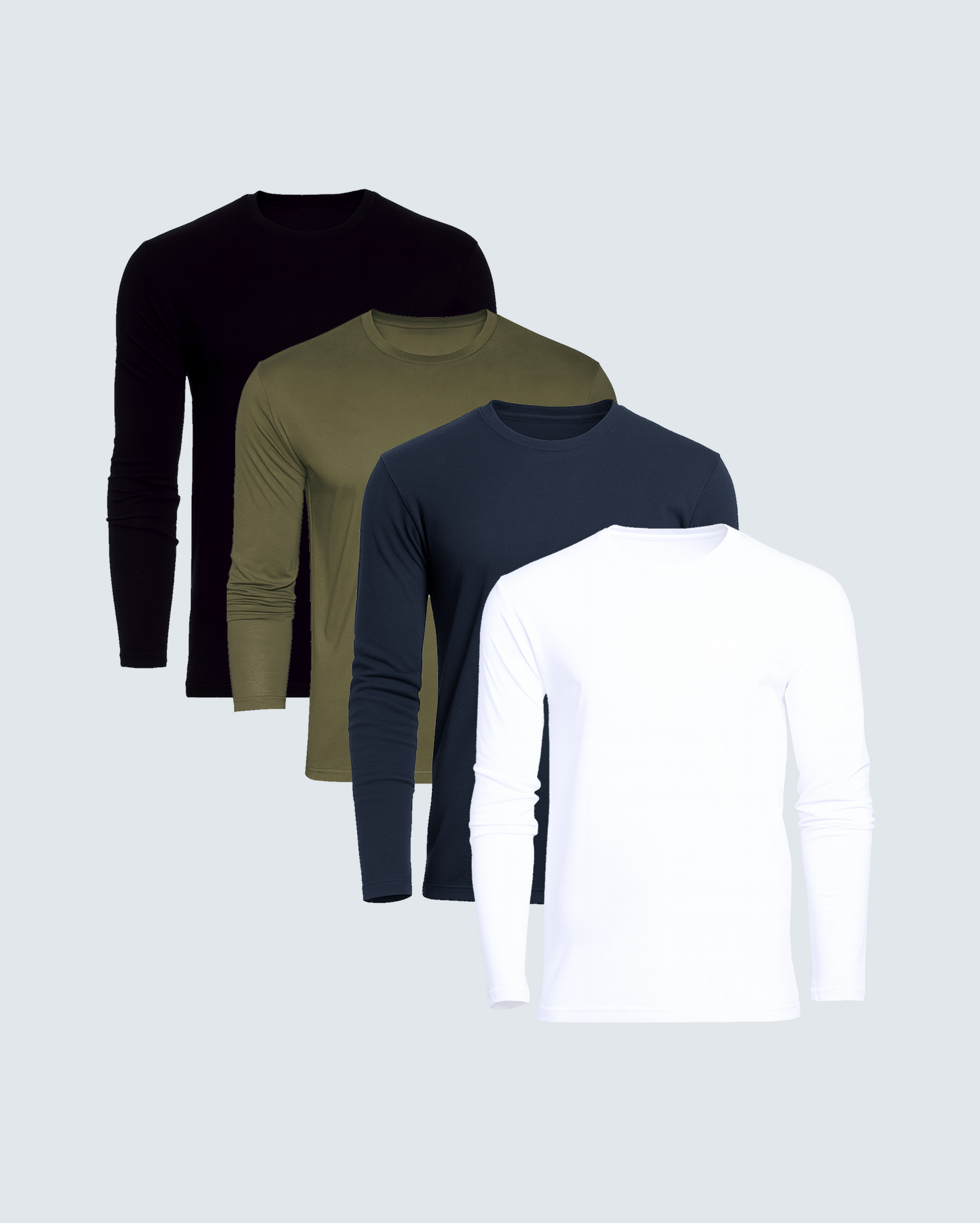 Classic Crew Long Sleeve Tee 4-Pack