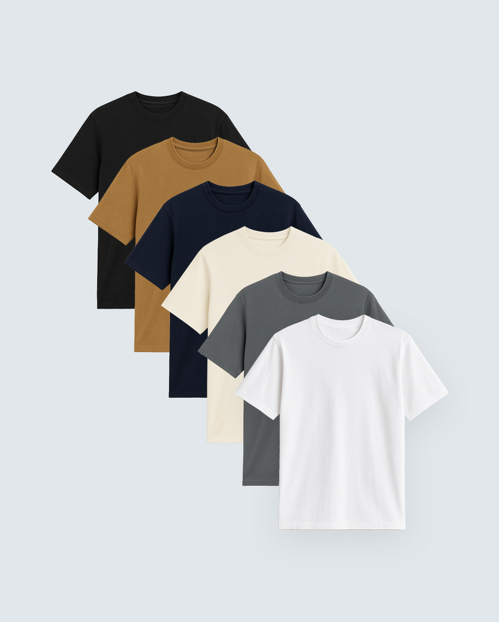 Luxury Heavy T-Shirt - 6 Pack