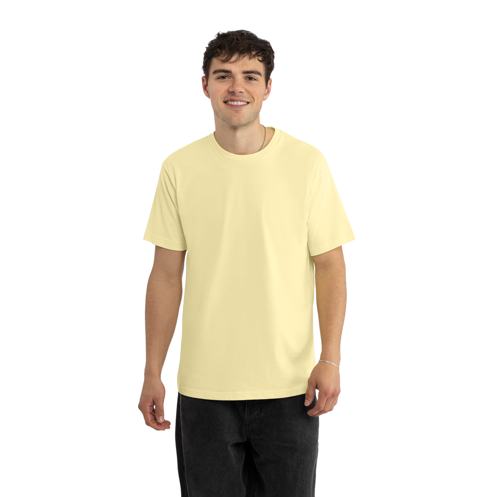 The Affordable Luxe Crew Neck T-Shirt - Vintage Yellow
