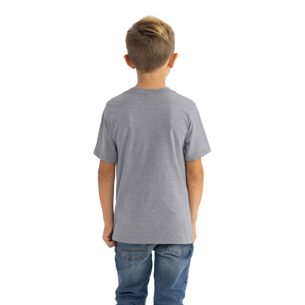 Youth CVC T-Shirt - Dark Heather Gray - The American Threads