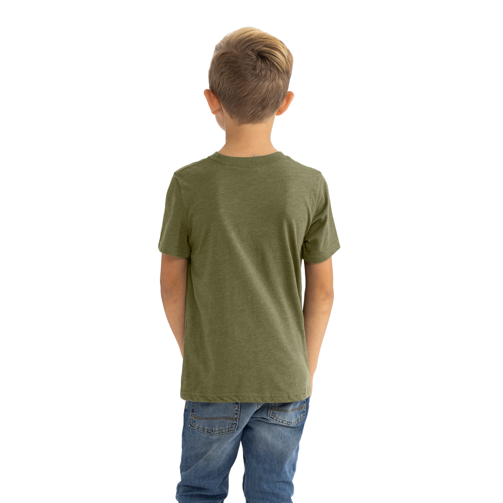 Youth CVC T-Shirt - Military Green - The American Threads