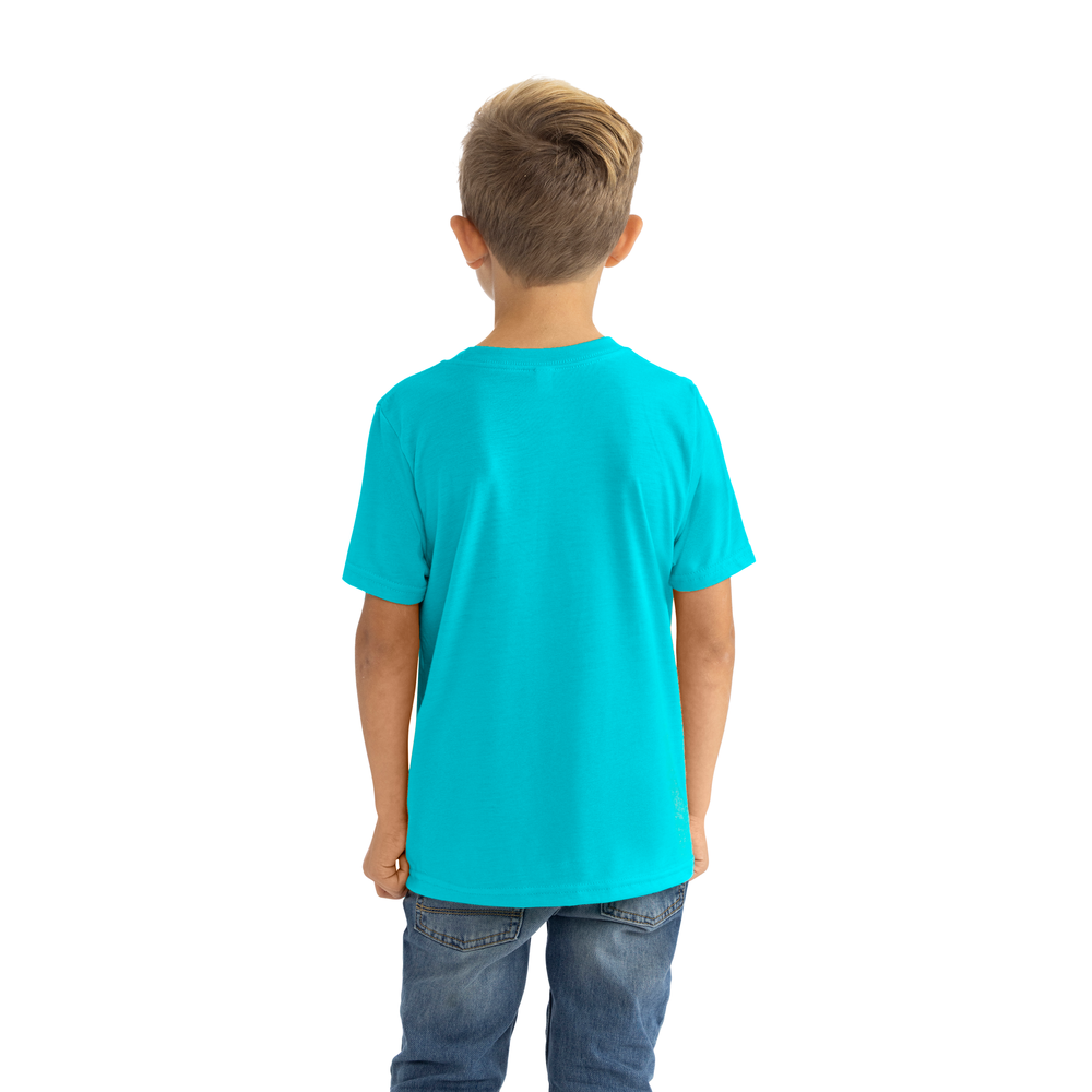 Youth CVC T-Shirt - Tahiti Blue - The American Threads