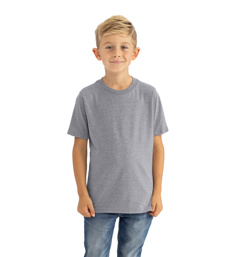 Youth CVC T-Shirt - Dark Heather Gray - The American Threads