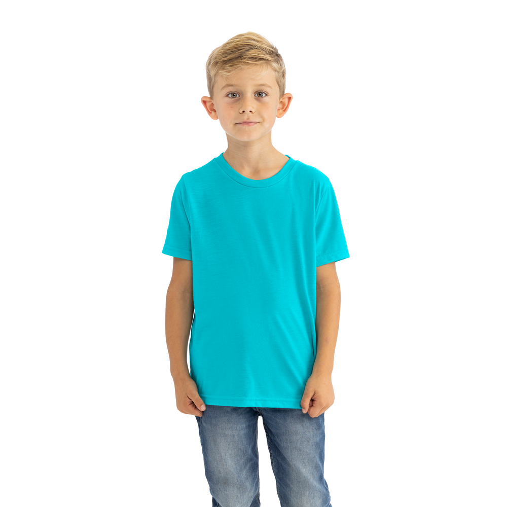 Youth CVC T-Shirt - Tahiti Blue - The American Threads