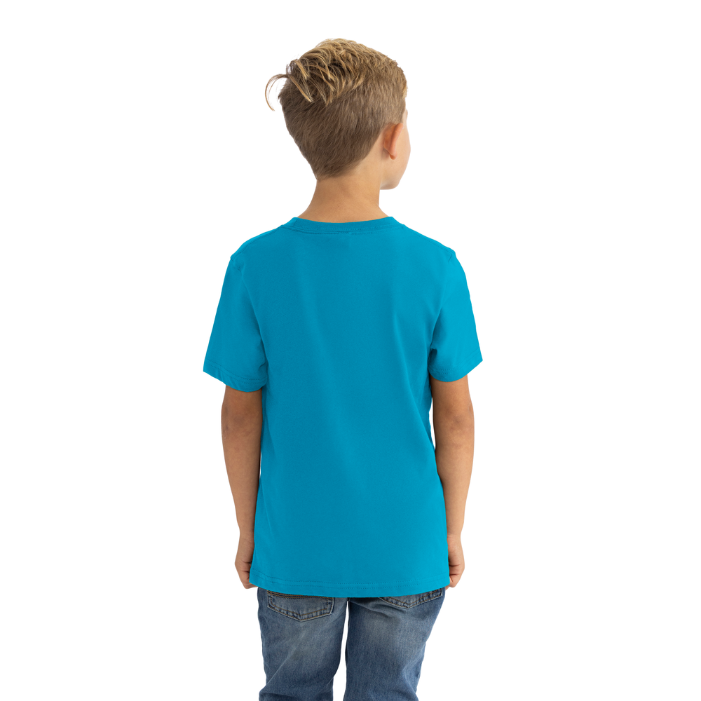 Youth Cotton T-Shirt - Turquoise - The American Threads