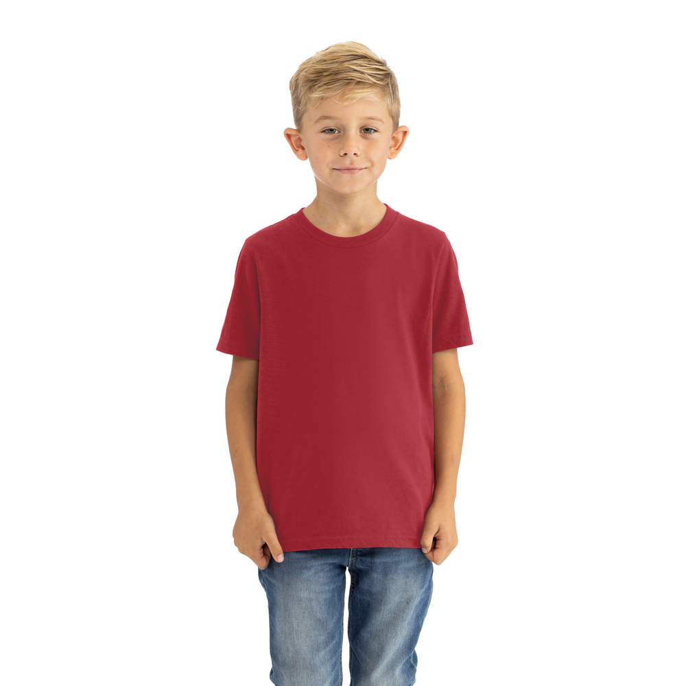 Youth Cotton T-Shirt - Cardinal - The American Threads