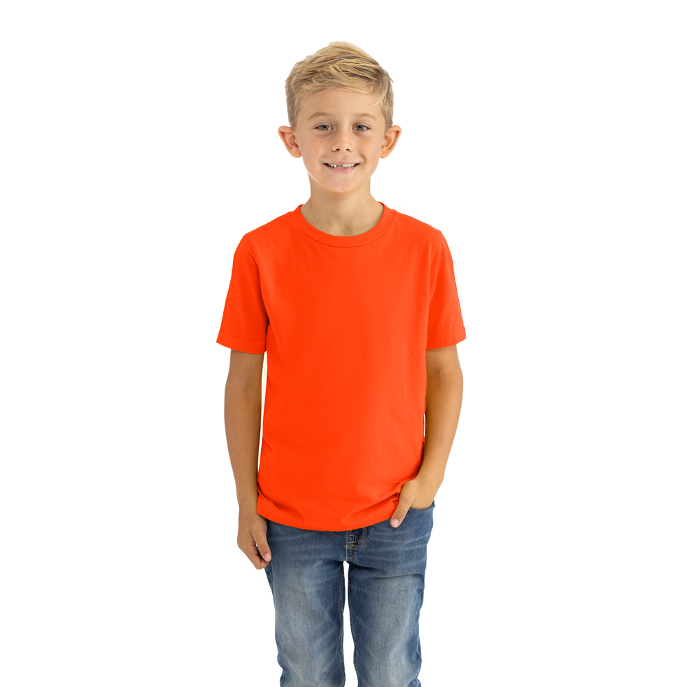Youth Cotton T-Shirt - Classic Orange - The American Threads