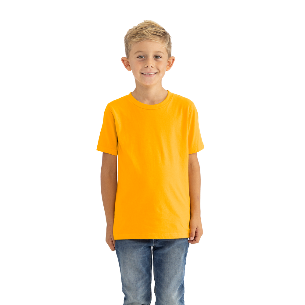 Youth Cotton T-Shirt - Gold - The American Threads
