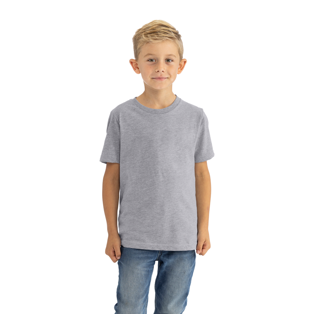 Youth Cotton T-Shirt - Heather Gray - The American Threads