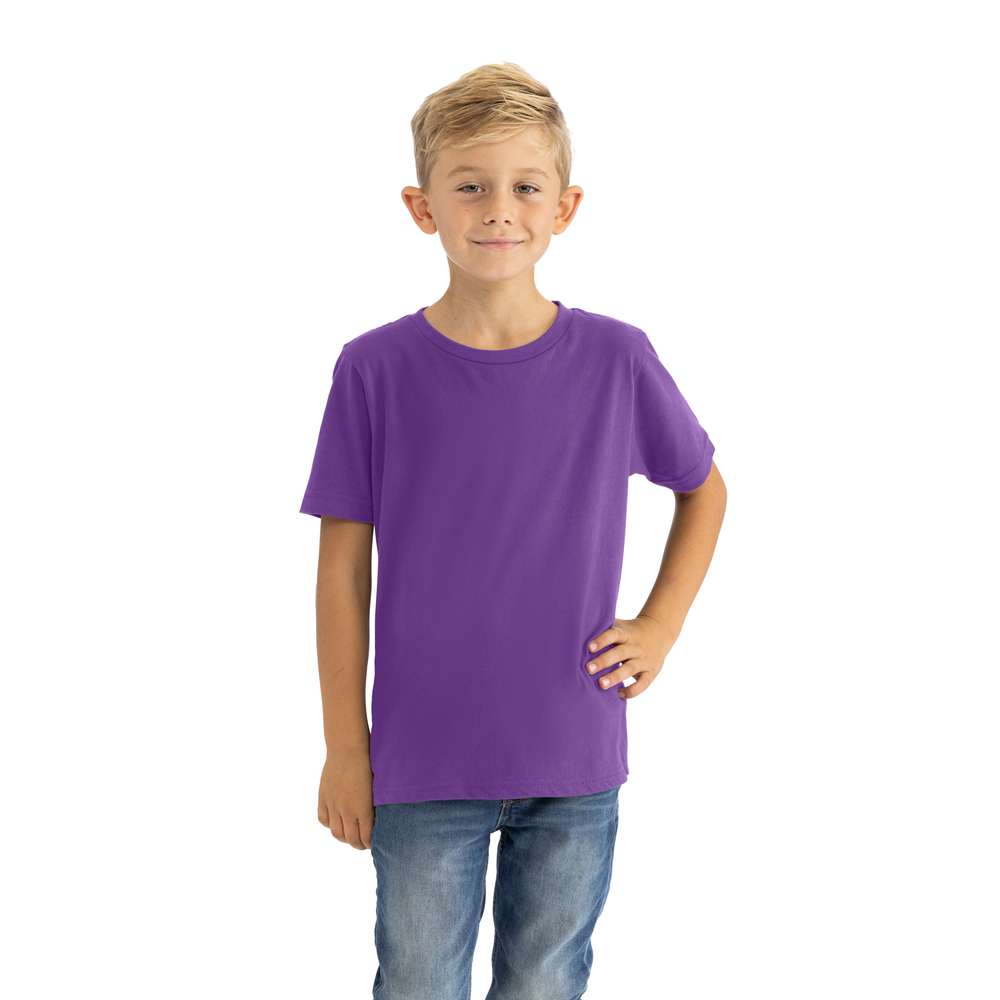 Youth Cotton T-Shirt - Purple Rush - The American Threads