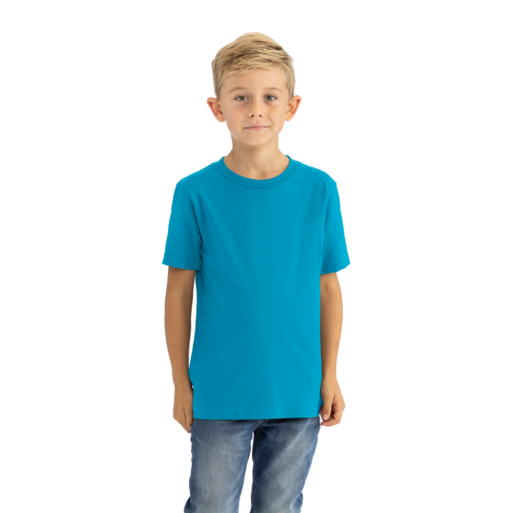 Youth Cotton T-Shirt - Turquoise - The American Threads