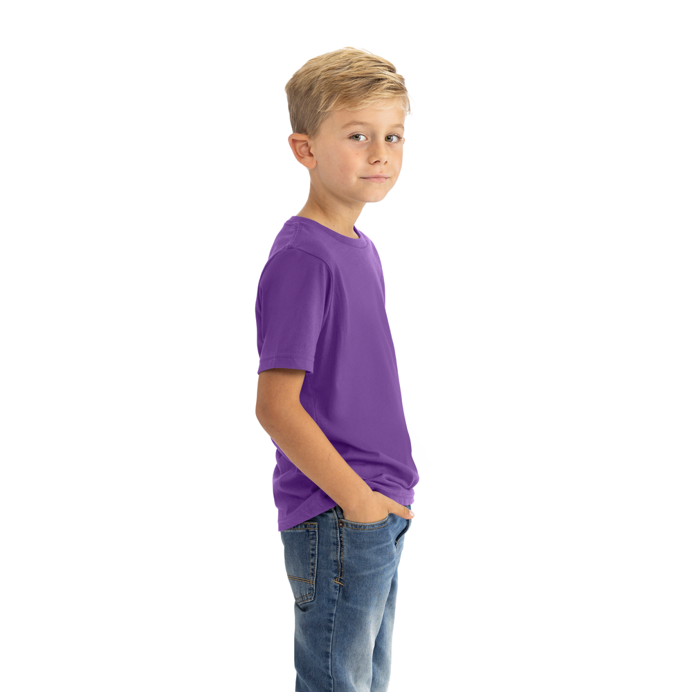 Youth Cotton T-Shirt - Purple Rush - The American Threads