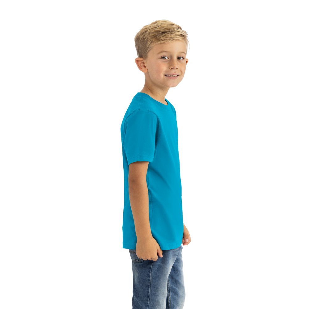 Youth Cotton T-Shirt - Turquoise - The American Threads