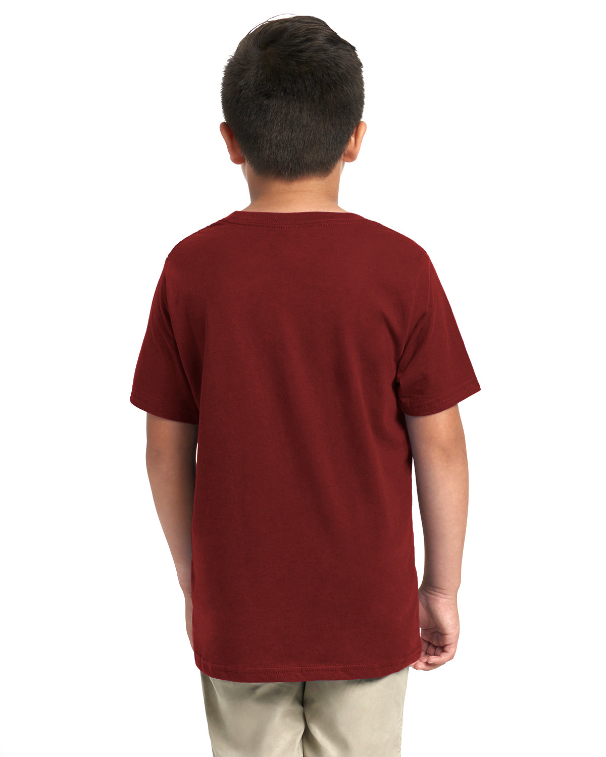 Youth Cotton T-Shirt - Cardinal - The American Threads