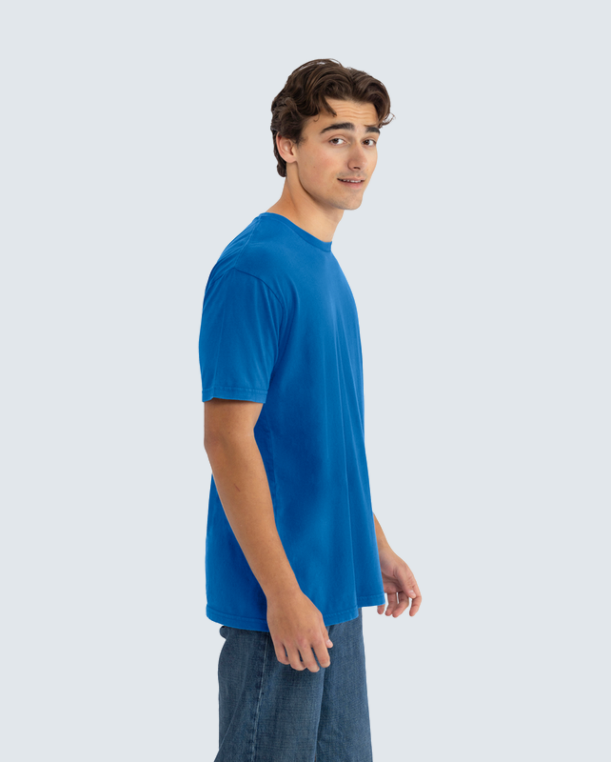 Soft-Washed Classic Crew - Washed Royal