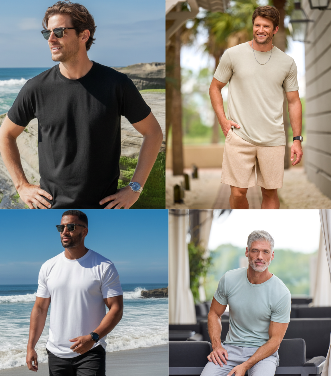 Bamboo T-Shirt Men - ComfyThreads Bamboo T-Shirt