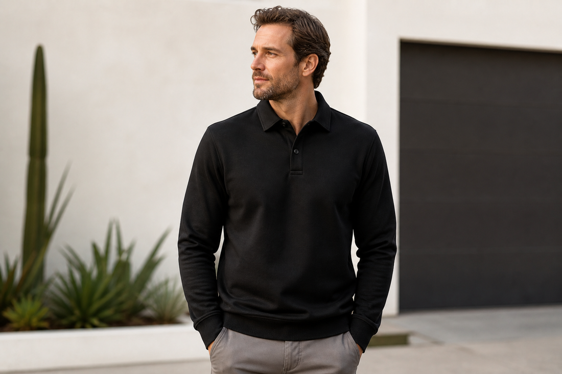 What Is a Polo Collar Sweatshirt? The Trending Piece You Should Know About