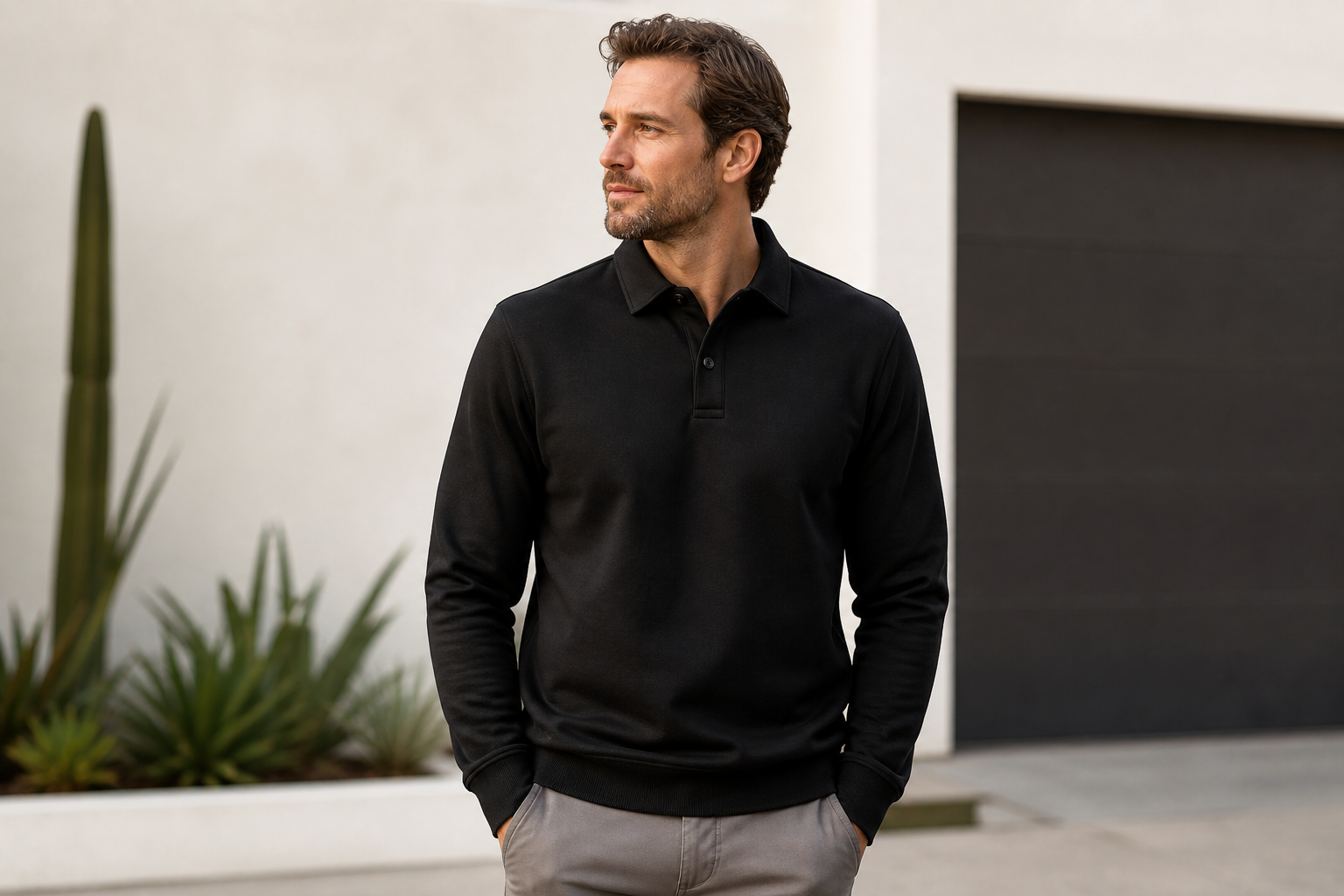 What Is a Polo Collar Sweatshirt? The Trending Piece You Should Know About