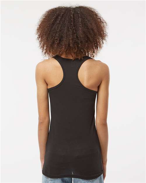 Tultex 190 Women's Relaxed T-Shirt - Black - Back