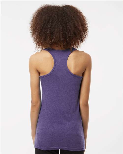 Tultex 190 Women's Relaxed T-Shirt - Heather Purple - Back