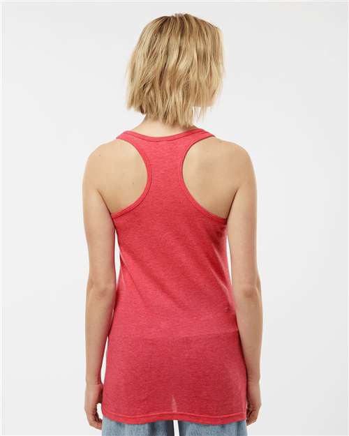 Tultex 190 Women's Relaxed T-Shirt - Heather Red - Back