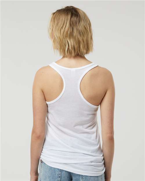 Tultex 190 Women's Relaxed T-Shirt - White - Back