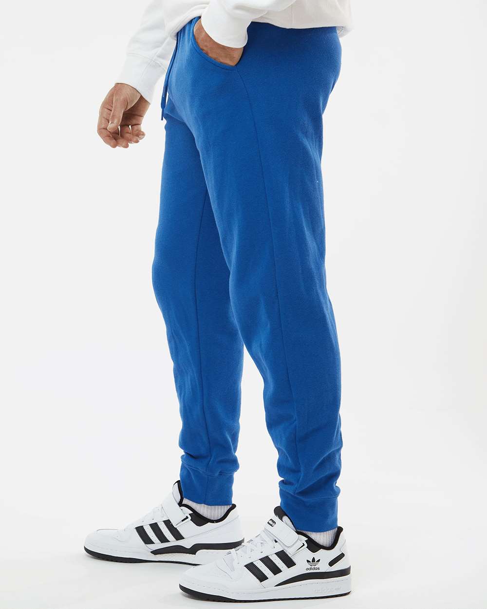 Men's Midweight Fleece Sweatpants - Royal - M