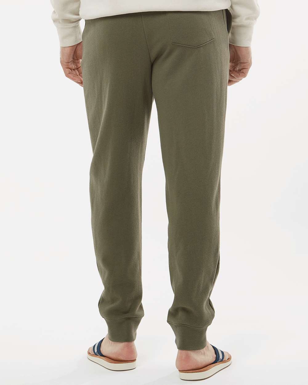 Men's Midweight Fleece Sweatpants - Army - L
