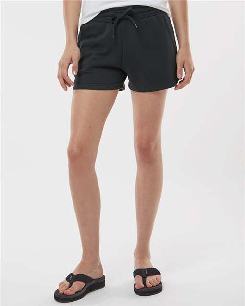 Independent Trading Co. PRM20SRT Women's Shorts - Black - Front