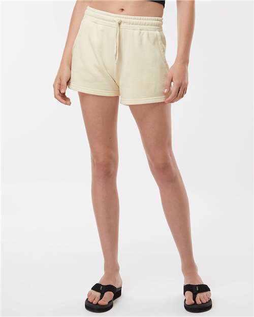 Independent Trading Co. PRM20SRT Women's Shorts - Bone - Front