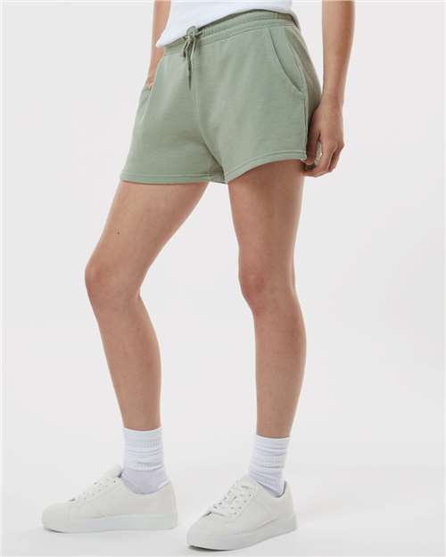 Independent Trading Co. PRM20SRT Women's Shorts - Sage - Side