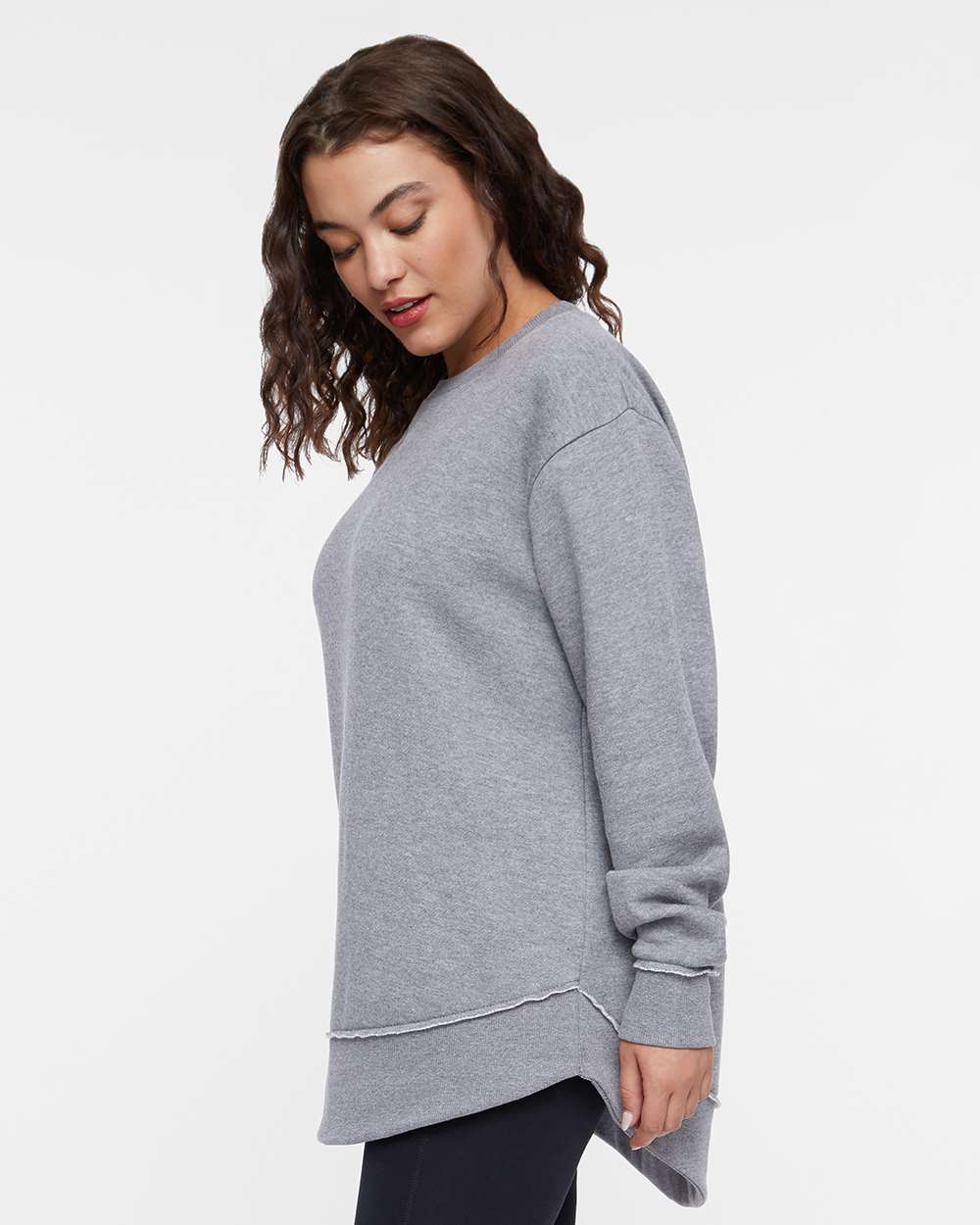 Women's Weekend Fleece Crewneck Sweatshirt - Granite Heather - S