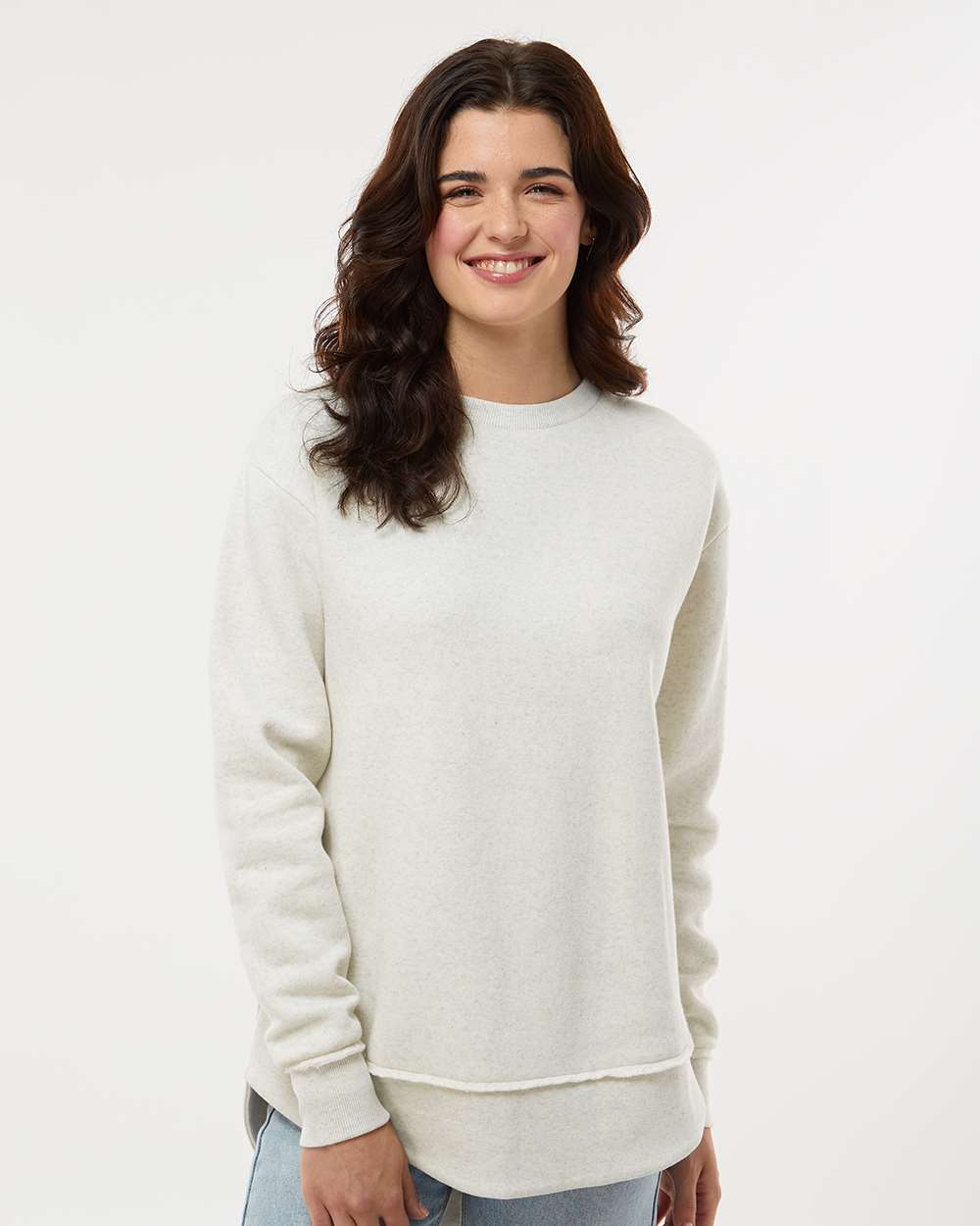 Women's Weekend Fleece Crewneck Sweatshirt - Natural Heather - XS