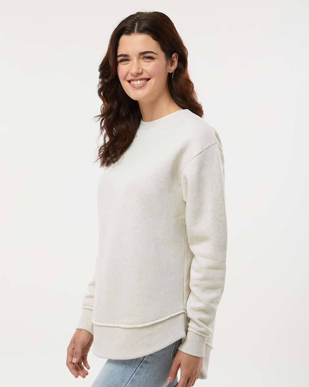 Women's Weekend Fleece Crewneck Sweatshirt - Natural Heather - S