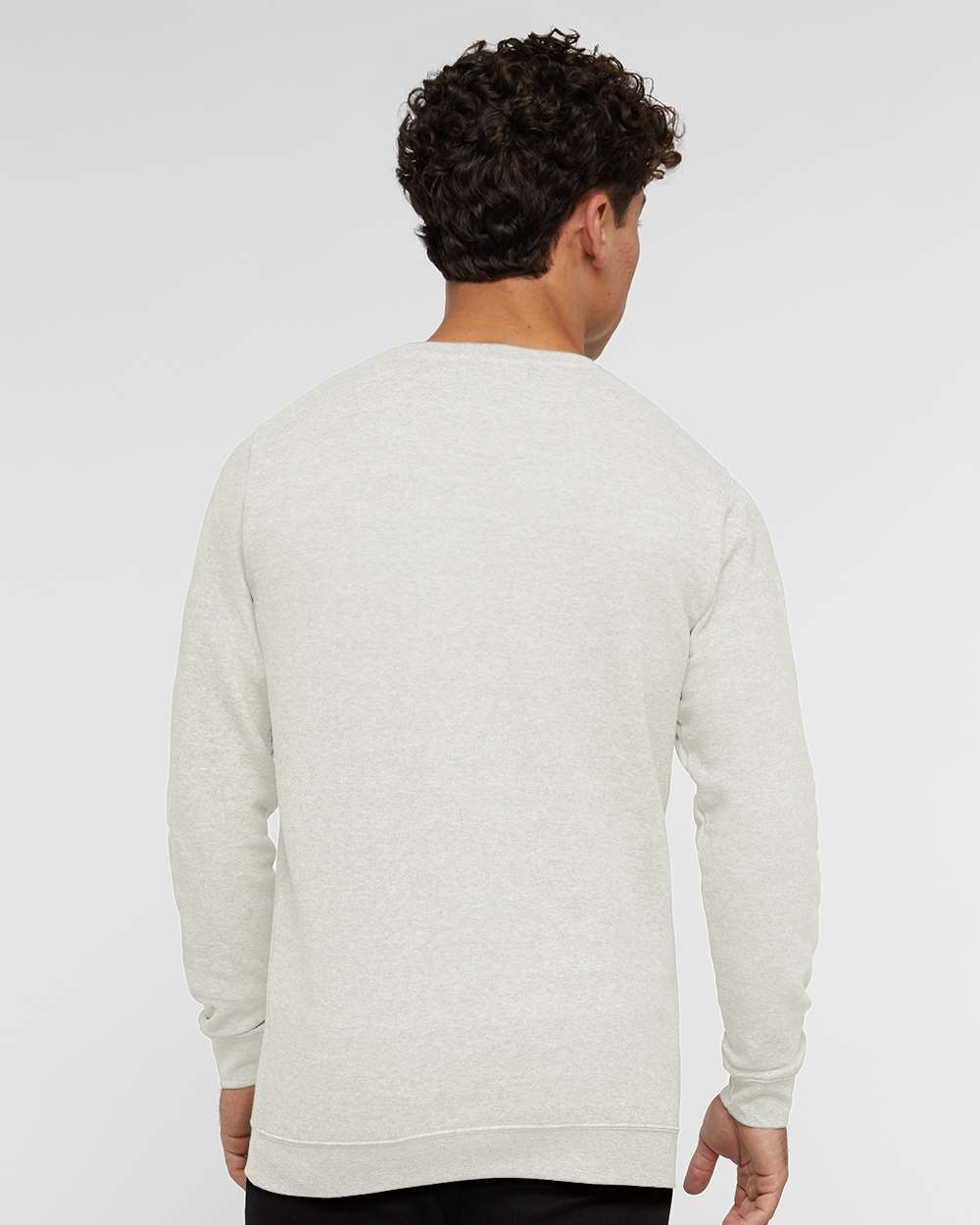 Unisex Elevated Fleece Crewneck Sweatshirt - Natural Heather - M
