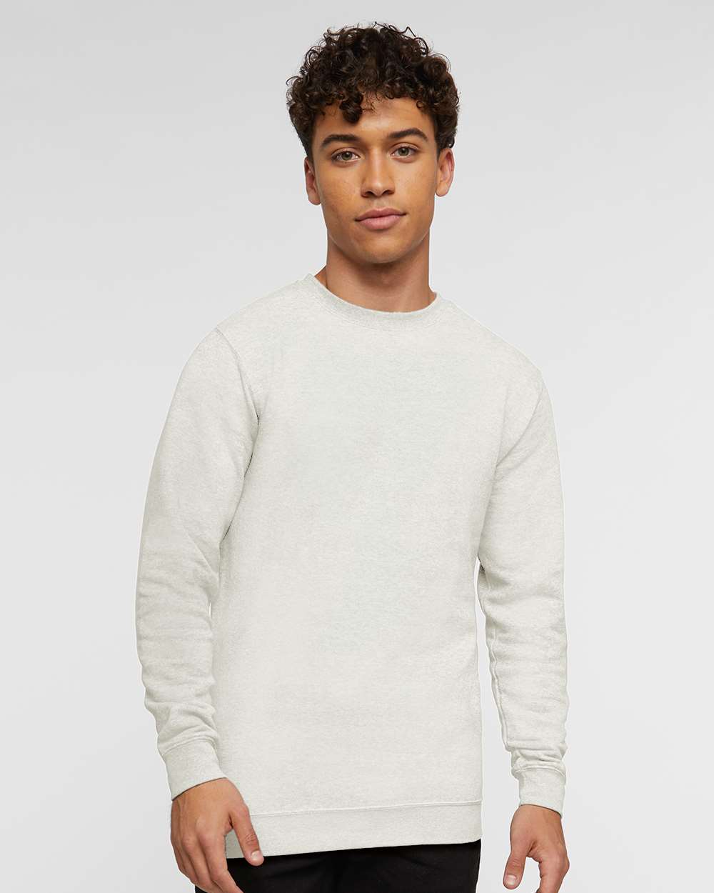 Unisex Elevated Fleece Crewneck Sweatshirt - Natural Heather - XS