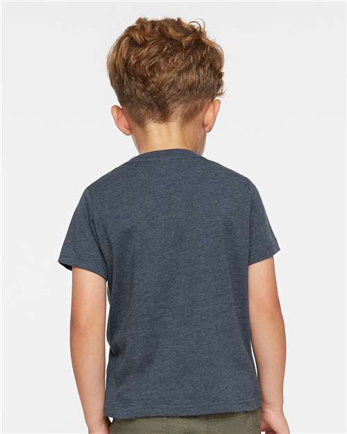 Toddler Fine Jersey T-Shirt — Soft Kids Tee [2T-5T] - Vintage Denim - Back