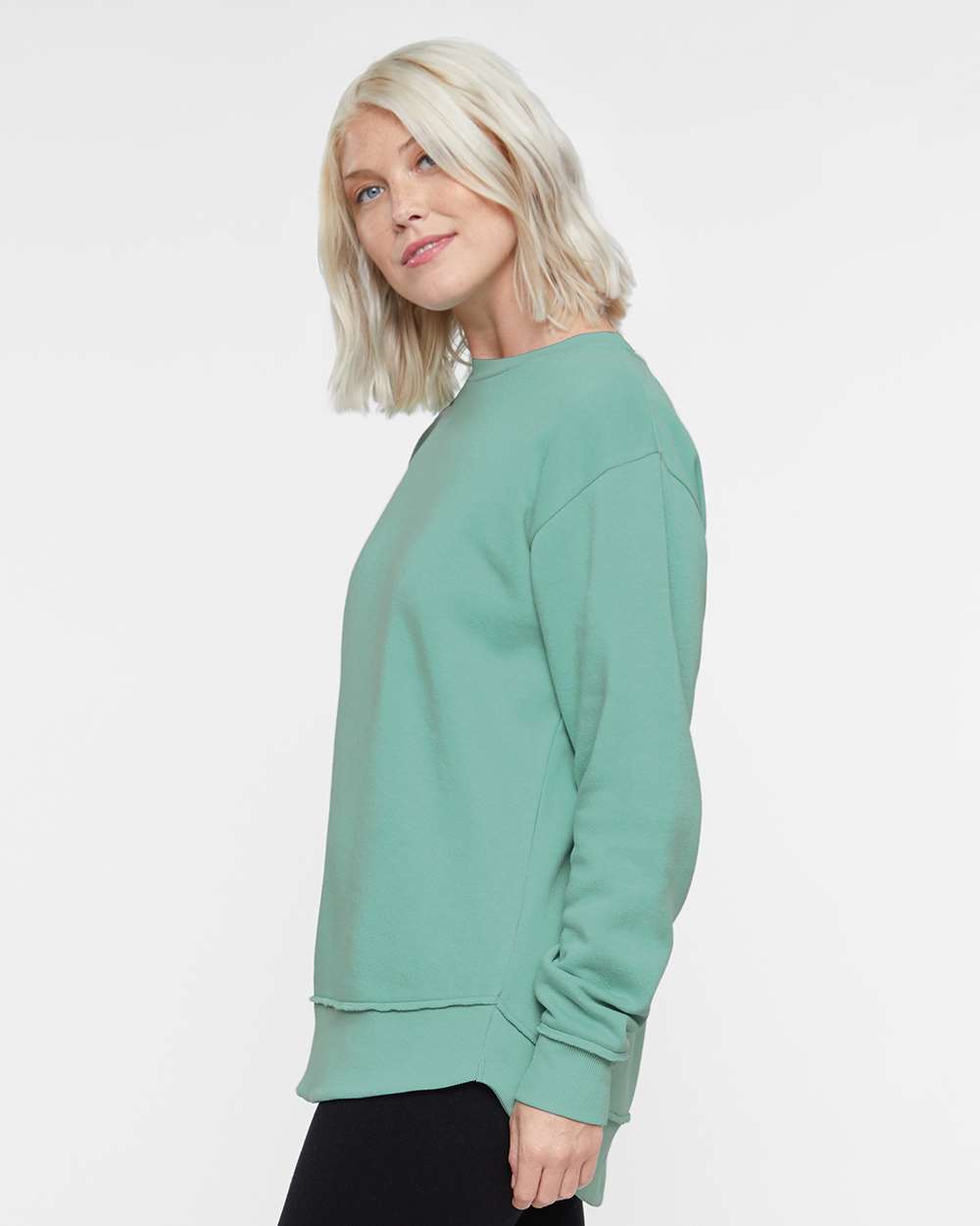 Women's Weekend Fleece Crewneck Sweatshirt - Saltwater - S