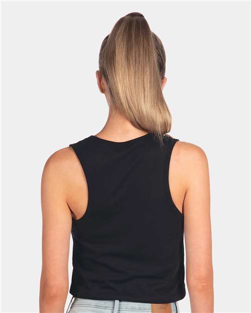 Next Level 5083 Women's Festival Tank - Black - Side